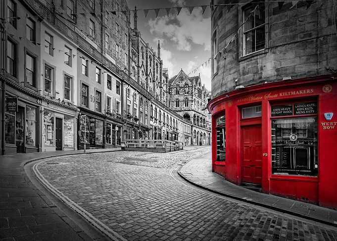 West Bow in Edinburgh