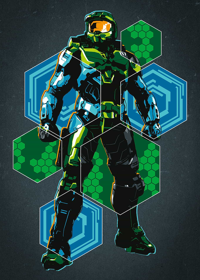 Master Chief Hexagons