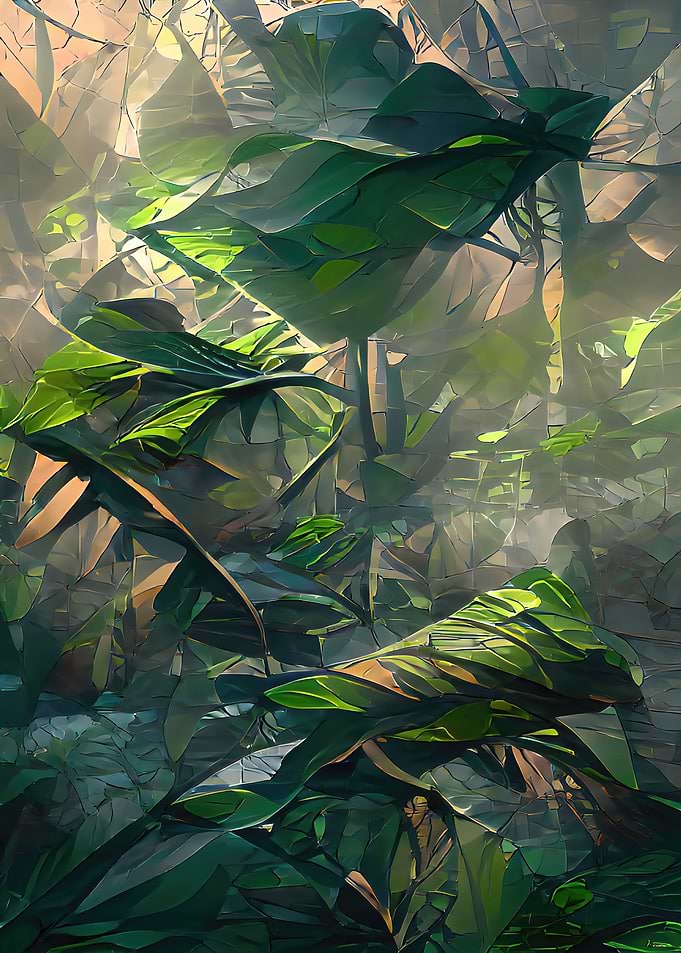 Green leaves