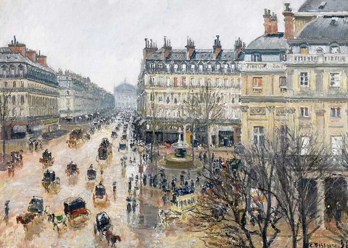 French Theater Square 1898