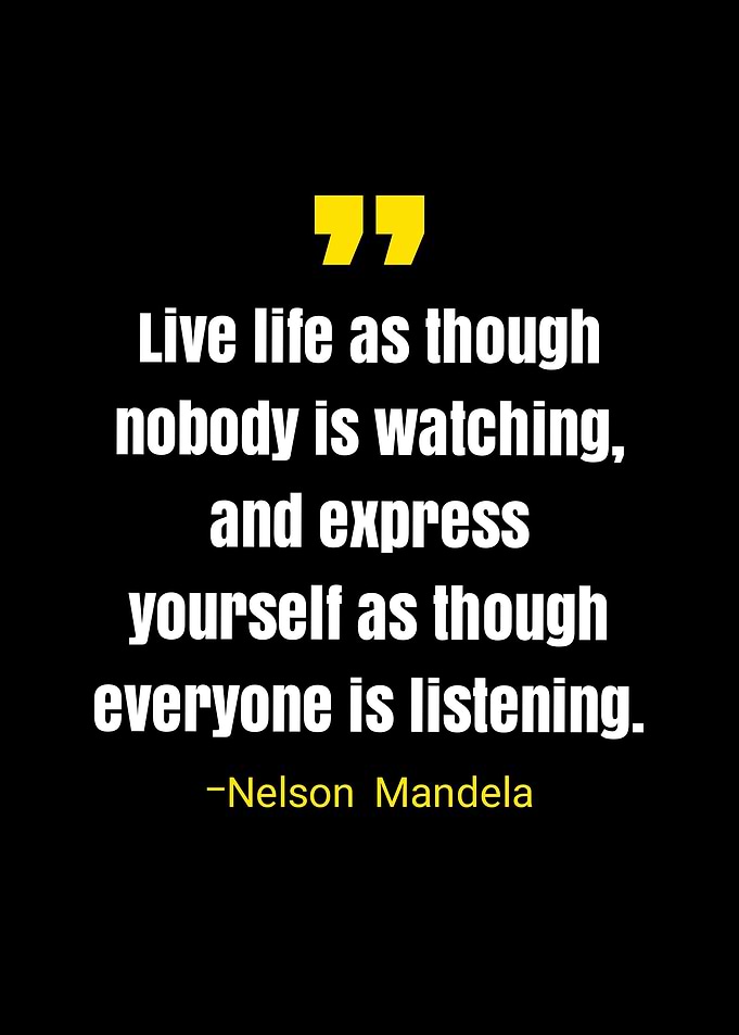 Nelson Mandela quote
