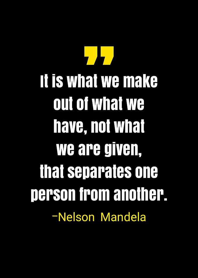 Nelson Mandela quote