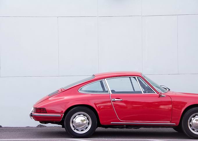 Rear of E Type Jag