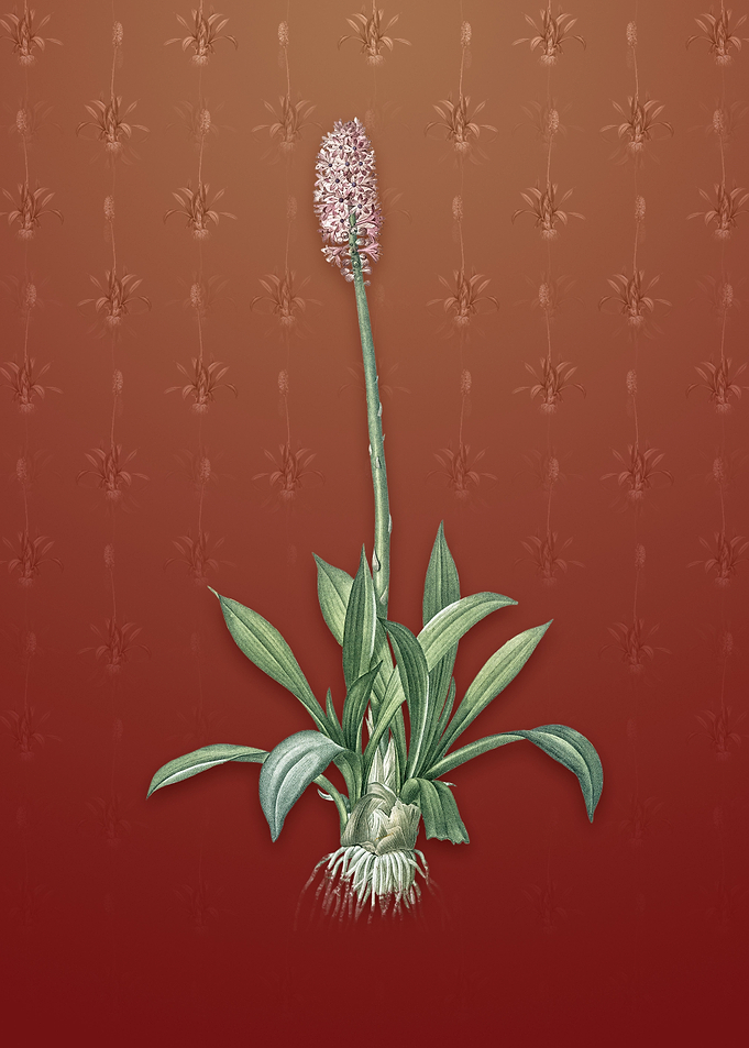 Swamp Pink on Falu Red