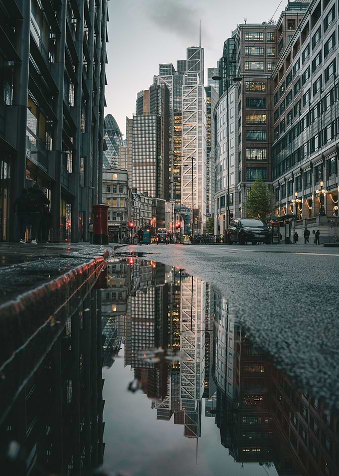 building reflection