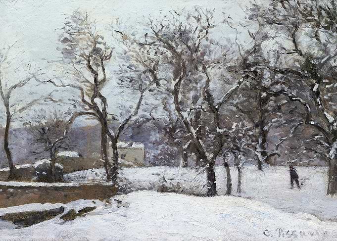 Snow at Louveciennes