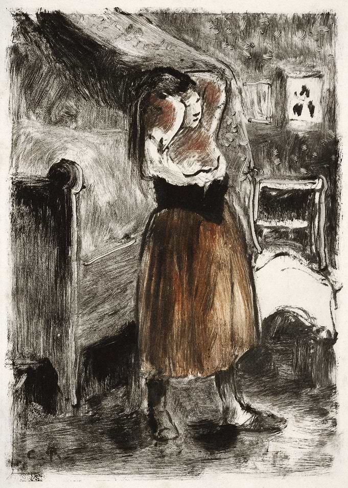 Woman Arranging Her Hair
