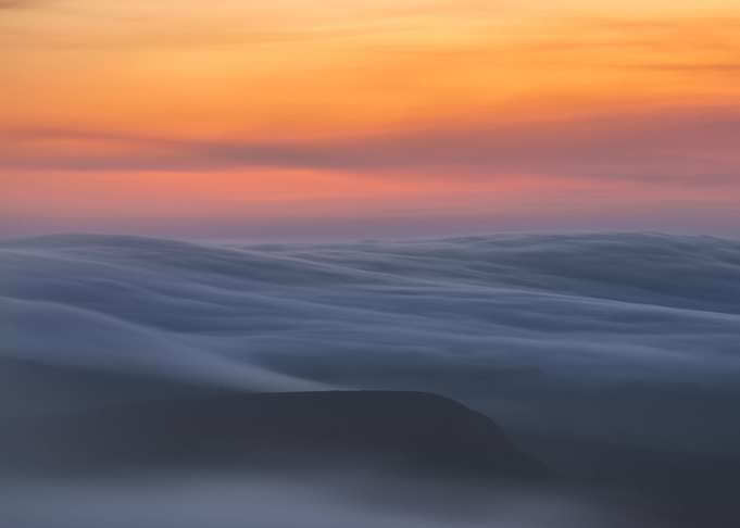 Over the clouds