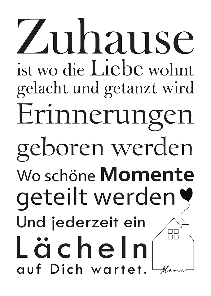 Spruch Zuhause Familie