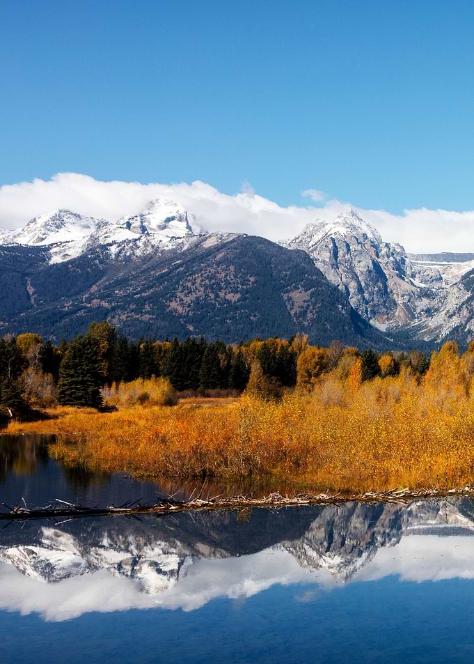 Teton Range in Wyoming