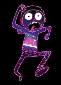 Vaporwave Morty