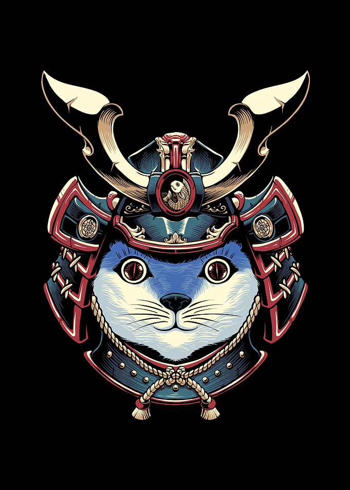 The cat samurai
