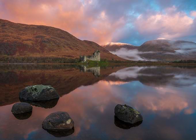 Kilchurn Castle landscape