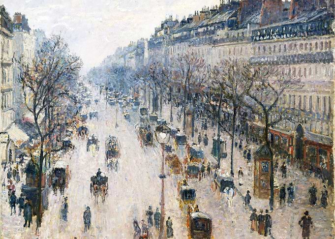 The Boulevard Montmartre