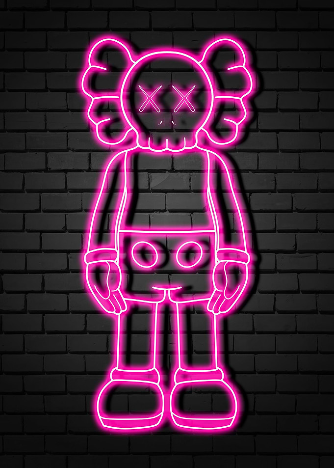 neon kaws
