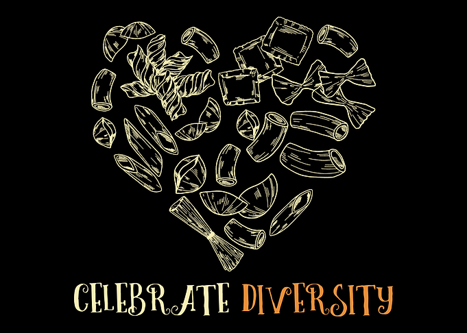 Celebrate Diversity Pasta