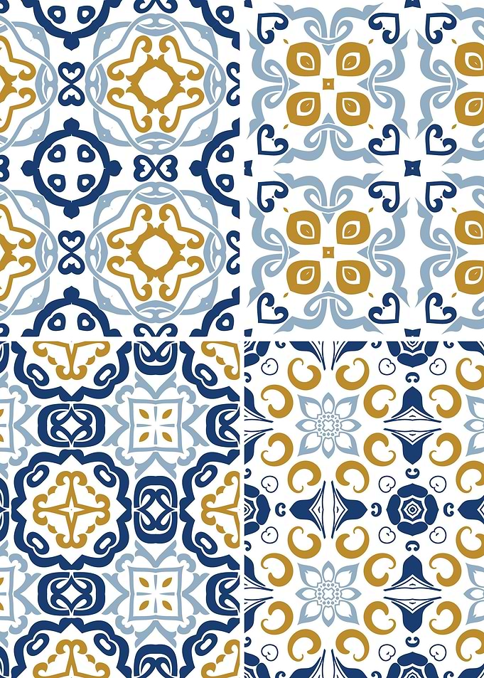 Mediterranean BlueTile 128
