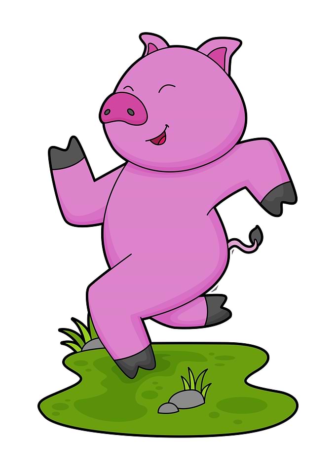 Pig Running Runner