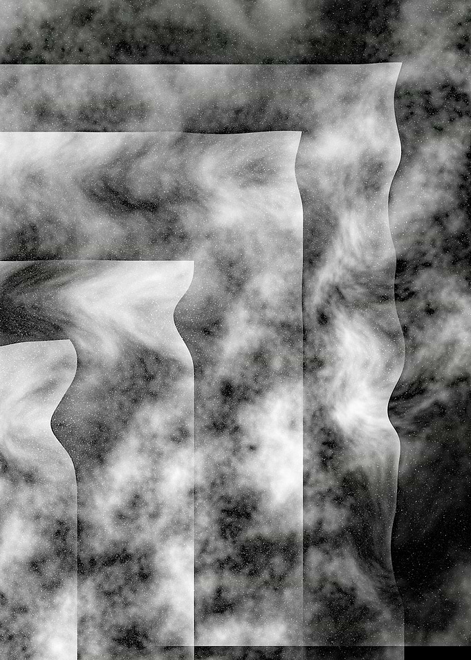 Clouded paper