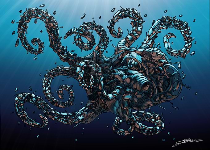 Trash Octopus