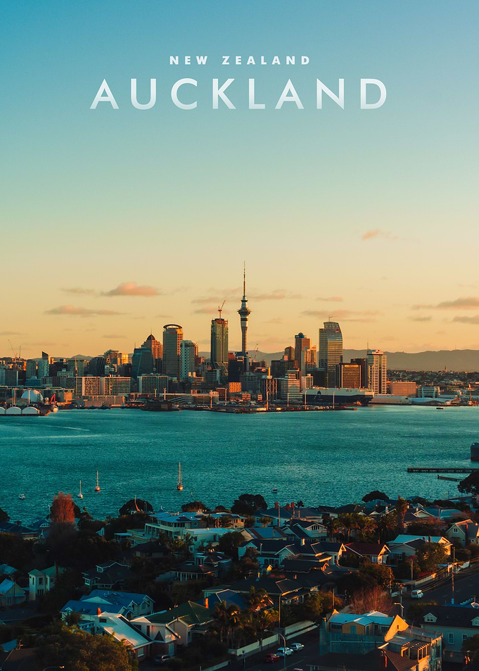 Auckland City Skyline