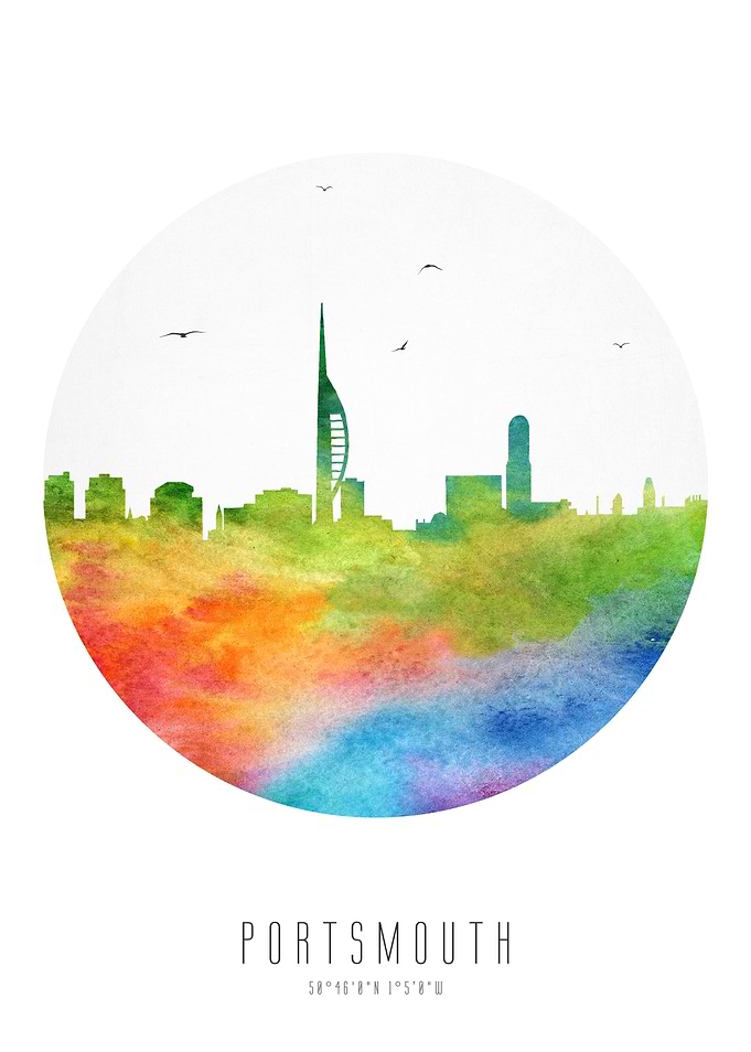 Portsmouth England Skyline