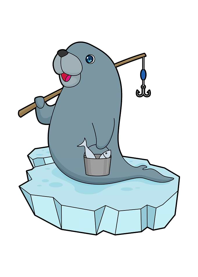Seal Fishing Fisher