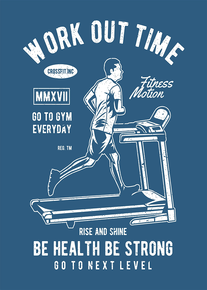 Work out time treadmill