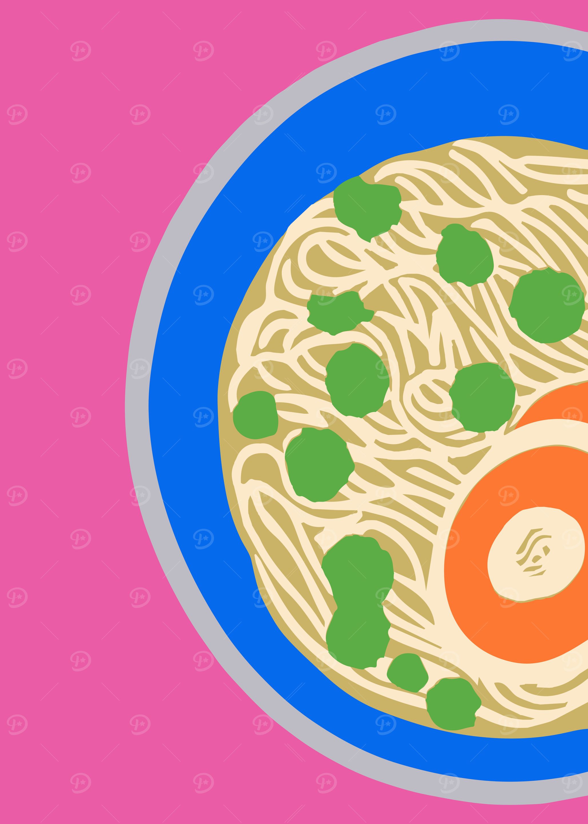 Ramen Noodle Poster