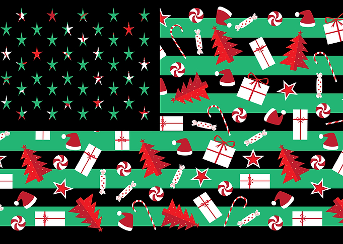 American flag graffiti gre