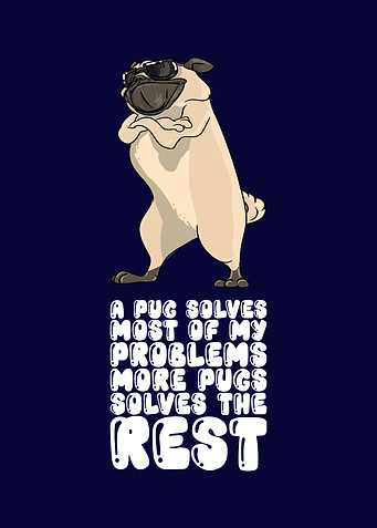 A Pug Solves Problems