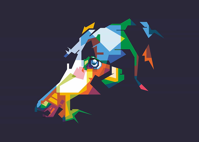 Wpap Head Dogs Popart