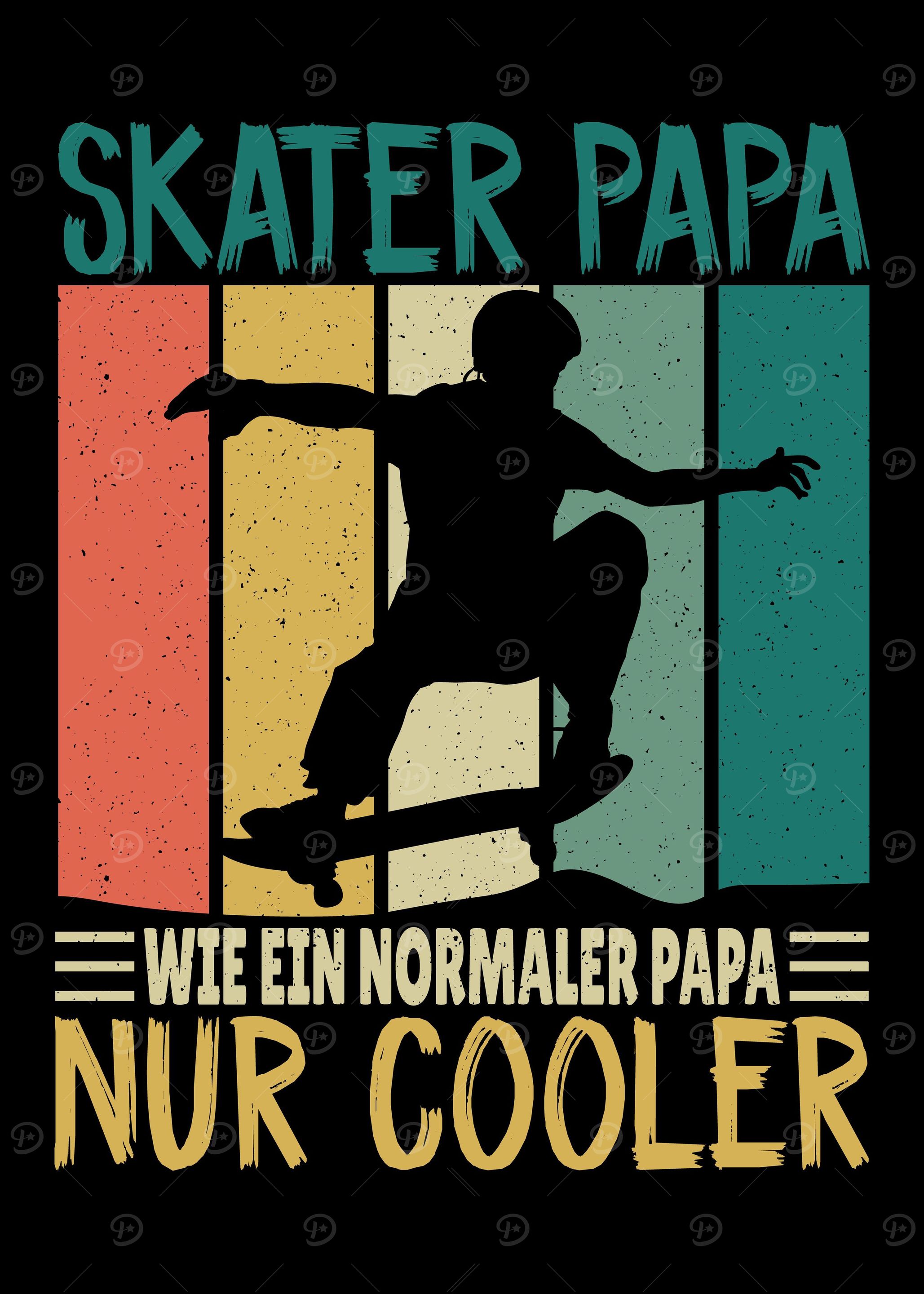 Skateboarder Motiv beim
