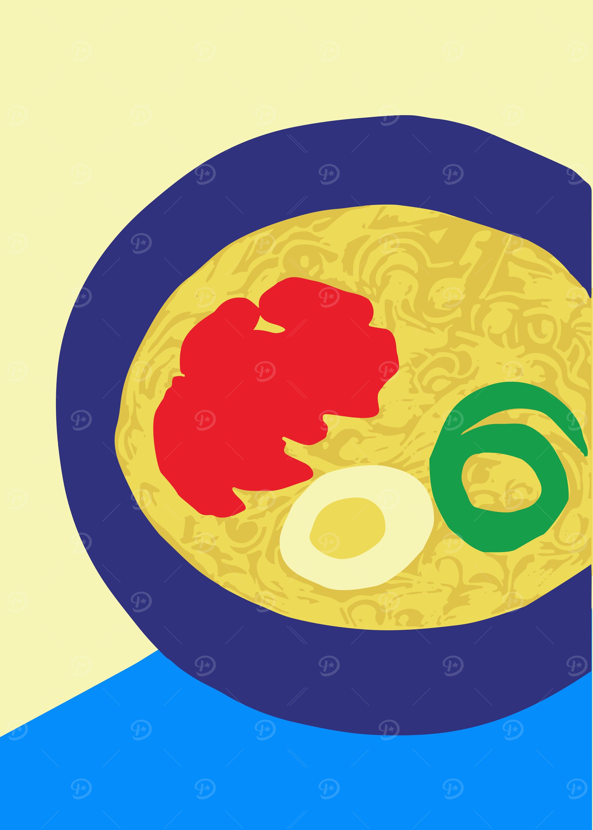 Illustrated Ramen Poster
