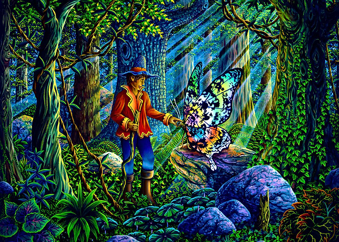 Boy and Butterfly