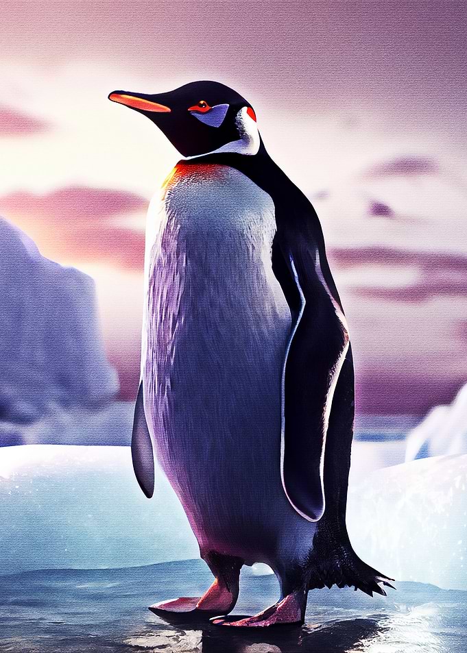 Alone Penguin