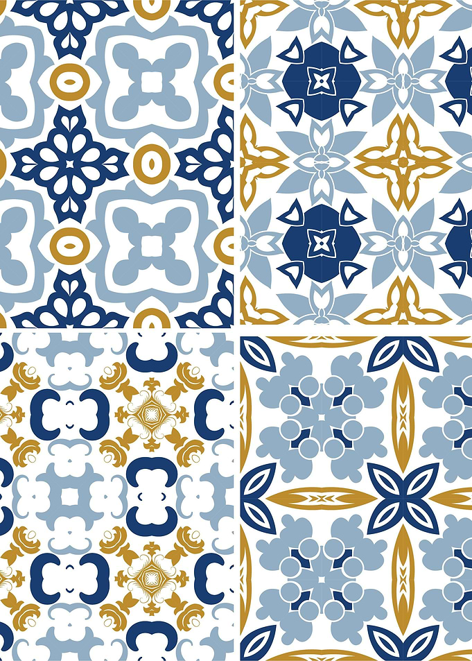 Mediterranean BlueTile 140