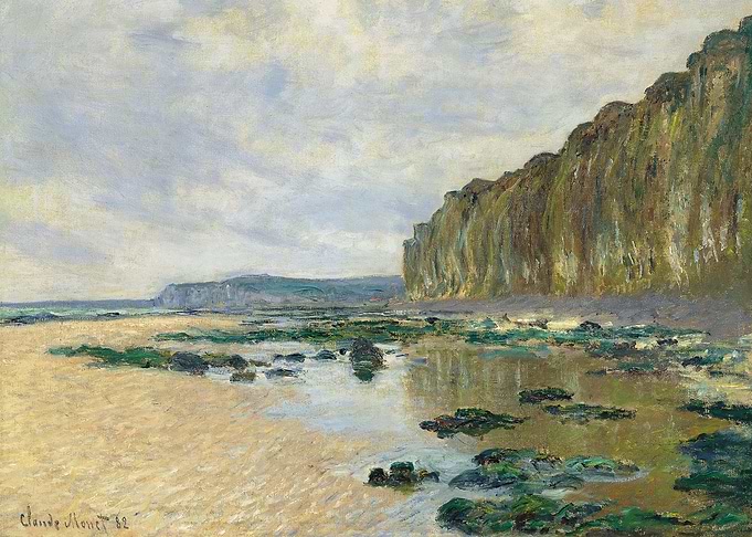 low tide at varengeville