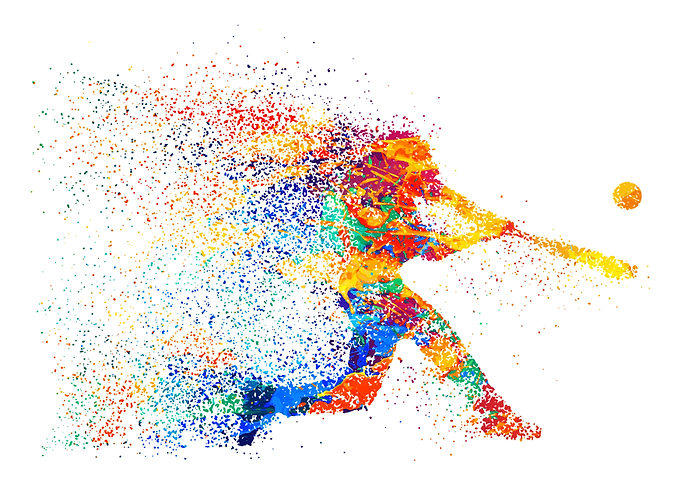 Softball player