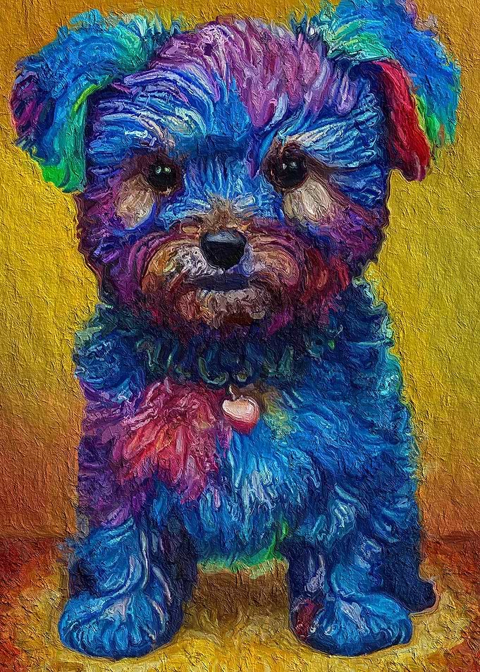 Iridescent Dog 3
