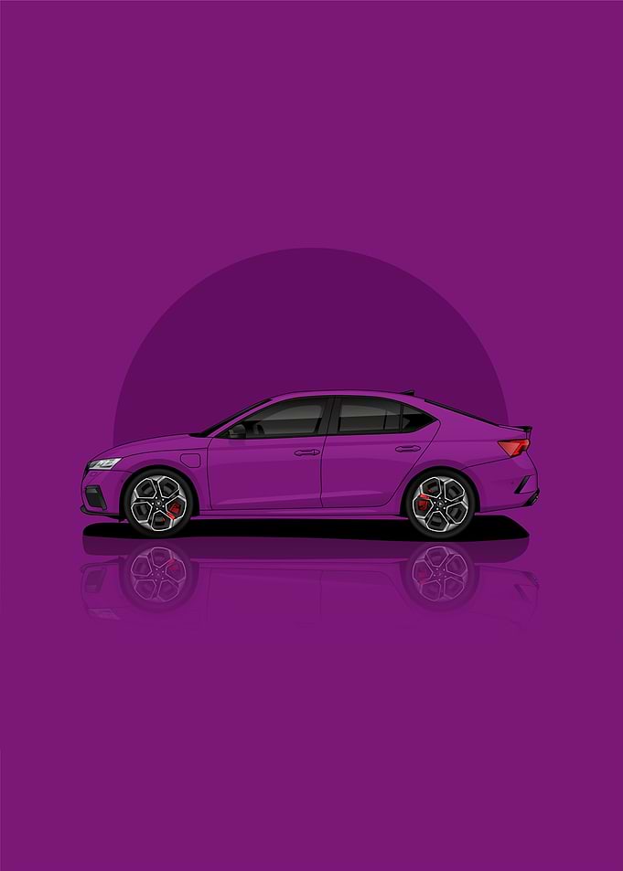 skoda octavia purple