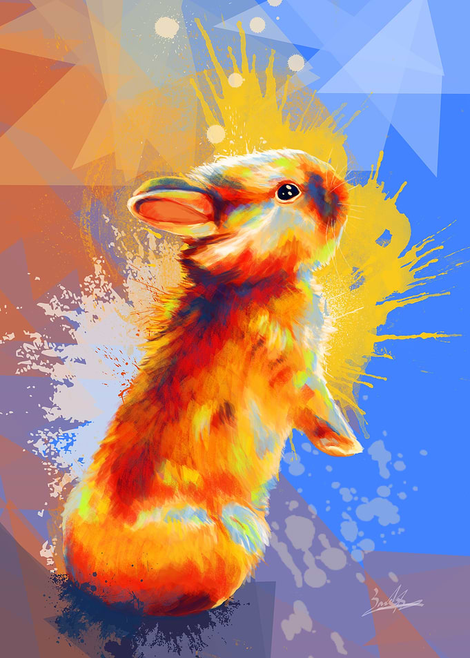 Colors of Fluff Bunny