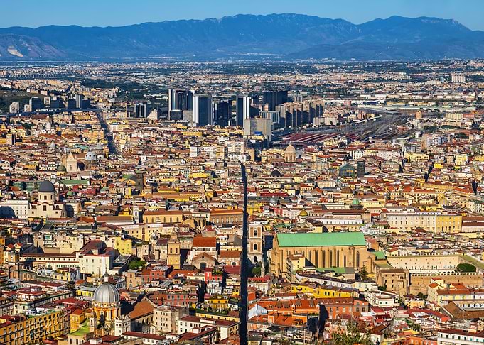 City Of Naples Aerial View