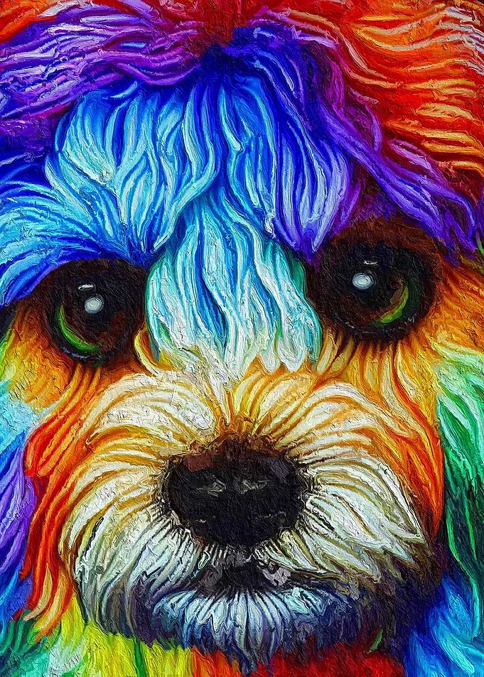 Iridescent Dog 1