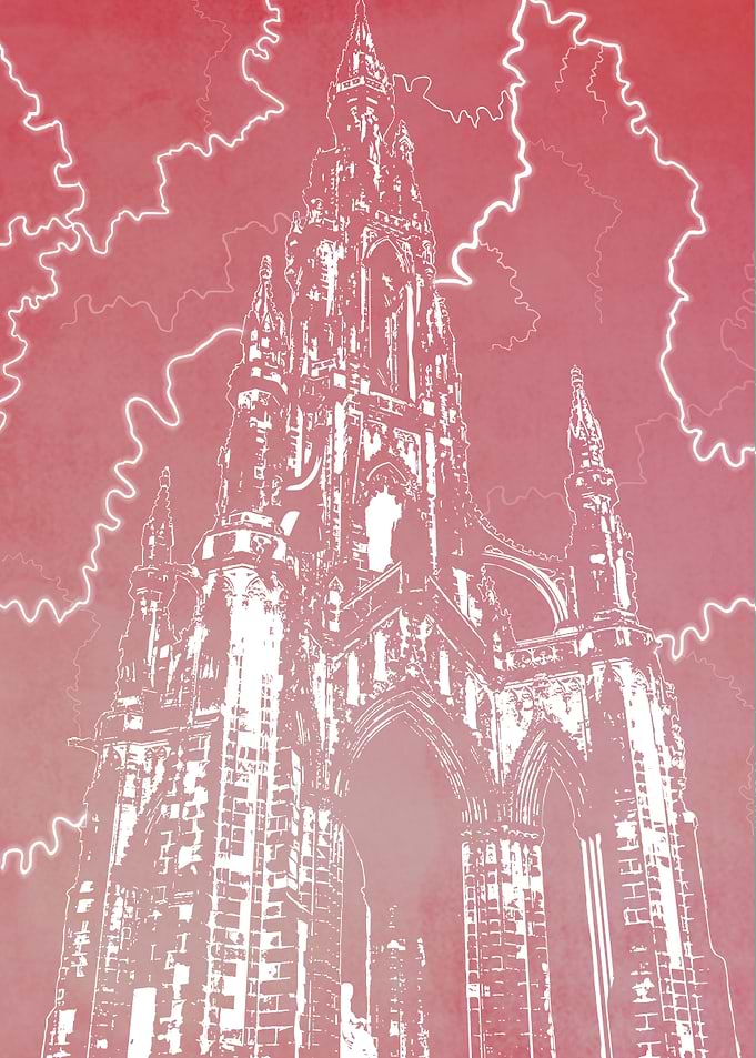 Scott Monument Red