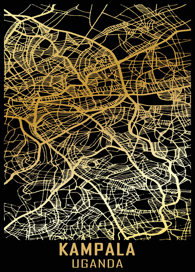 Kampala Uganda City Map