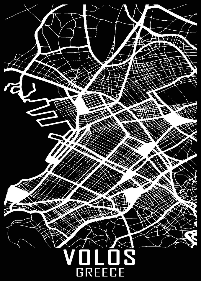Volos Greece City Map