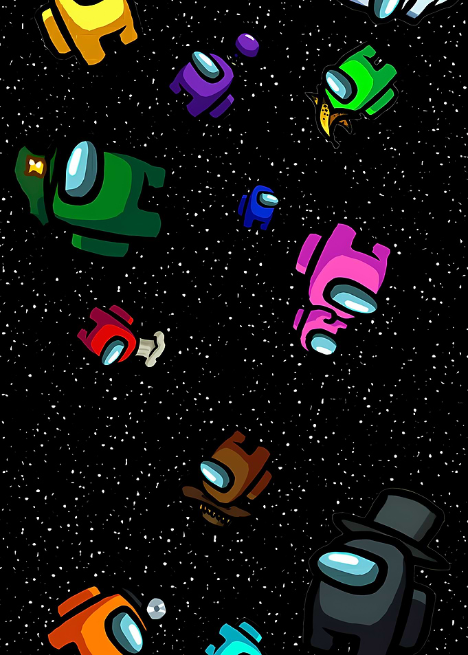 Among Us Flying Galaxy