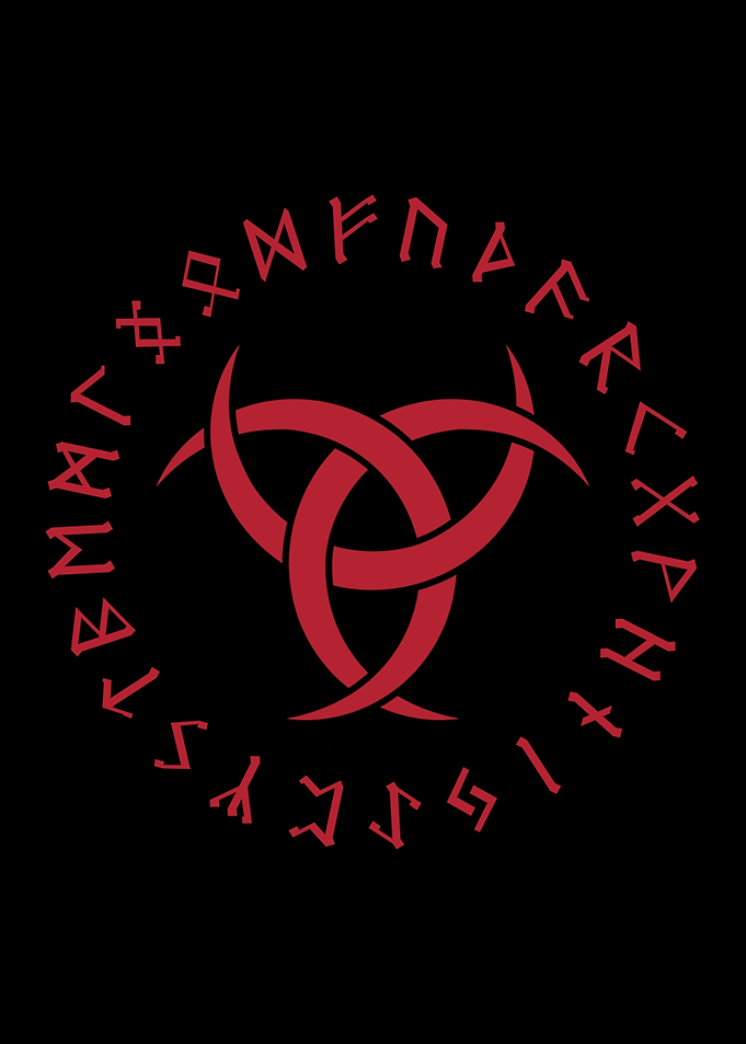 Viking Horn of Odin Runes