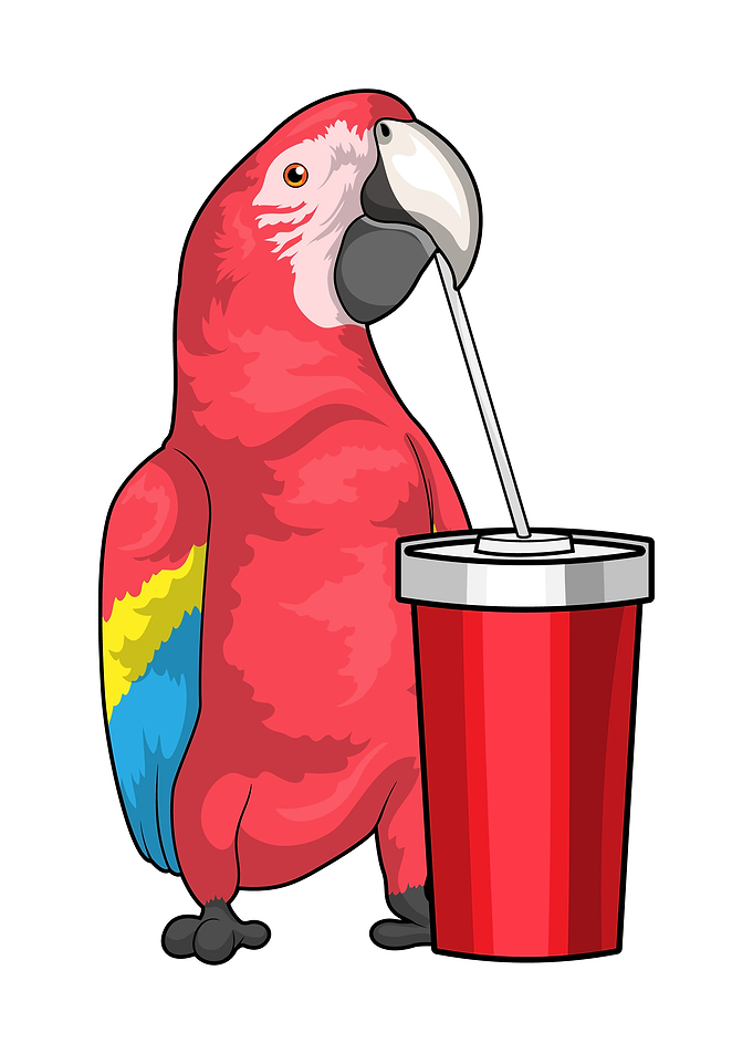 Parrot Drinking mug